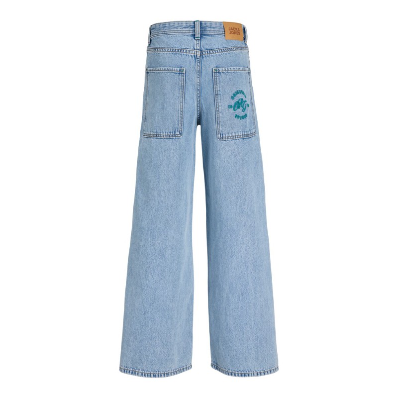 JACK & JONES JUNIOR Dave wide fit jeans - Light Blue Denim