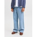 JACK & JONES JUNIOR Dave wide fit jeans - Light Blue Denim