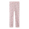 NAME IT MINI Wang uld leggings med hulmønster - Violet Ice