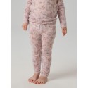 NAME IT MINI Wang uld leggings med hulmønster - Violet Ice