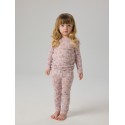 NAME IT MINI Wang uld leggings med hulmønster - Violet Ice