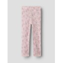 NAME IT MINI Wang uld leggings med hulmønster - Violet Ice