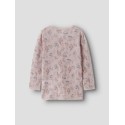 NAME IT MINI Wang uld top med hulmønster - Violet Ice