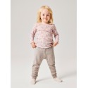 NAME IT MINI Wang uld top med hulmønster - Violet Ice