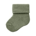NAME IT BABY Nobbu rib strømper - Olive Night