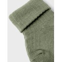 NAME IT BABY Nobbu rib strømper - Olive Night