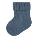 NAME IT BABY Nobbu rib strømper - Ombre Blue