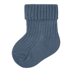 NAME IT BABY Nobbu rib strømper - Ombre Blue