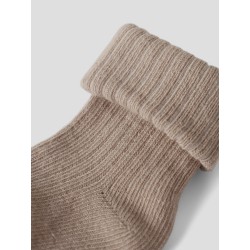 NAME IT BABY Nobbu rib strømper - Sesame