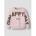 NAME IT MINI Linka langærmet sweatshirt - Violet Ice