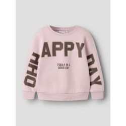 NAME IT MINI Linka langærmet sweatshirt - Violet Ice