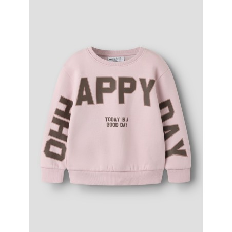 NAME IT MINI Linka langærmet sweatshirt - Violet Ice