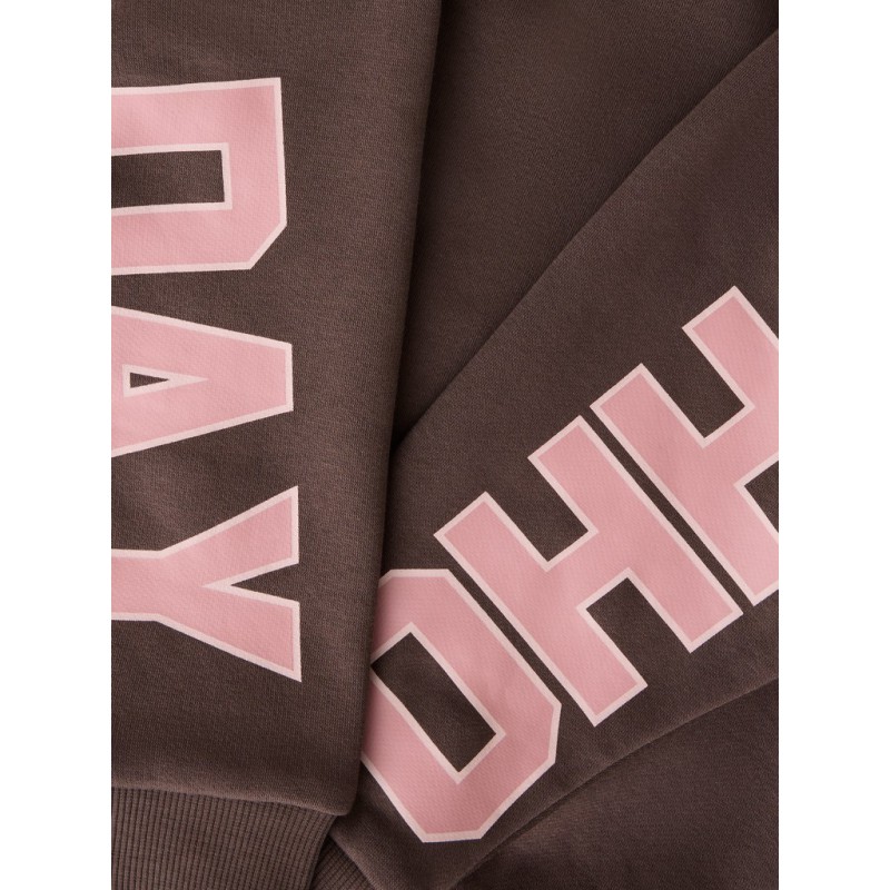 NAME IT MINI Linka langærmet sweatshirt - Chocolate Brown