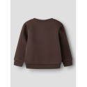 NAME IT MINI Linka langærmet sweatshirt - Chocolate Brown