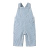 NAME IT BABY Nola loose fit overalls - White / Moonlight Blue