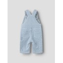 NAME IT BABY Nola loose fit overalls - White/ Moonlight Blue
