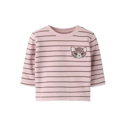 NAME IT BABY Lisa langærmet sweatshirt - Violet Ice