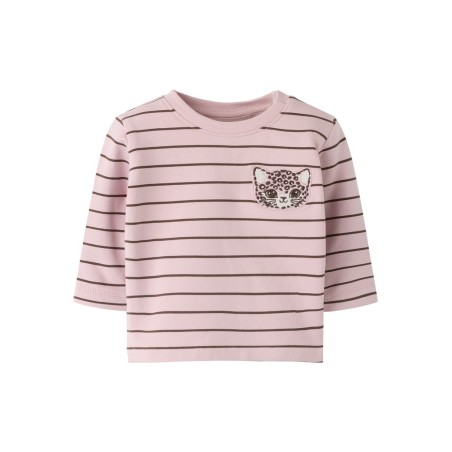 NAME IT BABY Lisa langærmet sweatshirt - Violet Ice