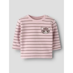 NAME IT BABY Lisa langærmet sweatshirt - Violet Ice