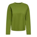 ONLY Happy langærmet T-shirt - Cardamon Seed