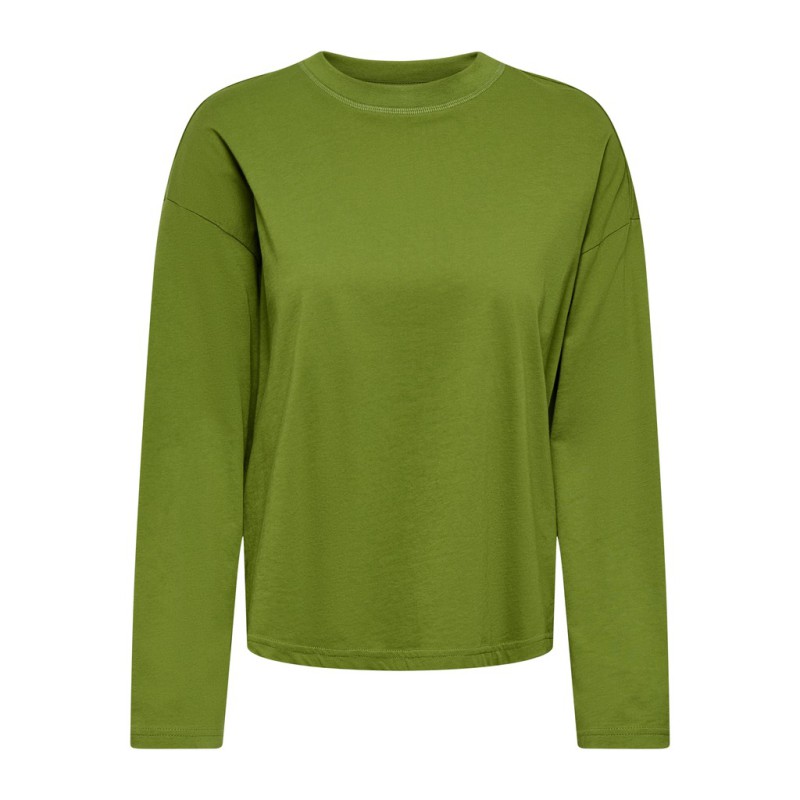 ONLY Happy langærmet T-shirt - Cardamon Seed