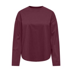 ONLY Happy langærmet T-shirt - Fig