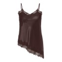 ONLY CARMAKOMA Indona satin blonde Top - Chocolate Torte