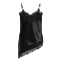 ONLY CARMAKOMA Indona satin blonde Top - Sort