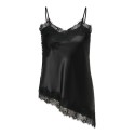 ONLY CARMAKOMA Indona satin blonde Top - Sort