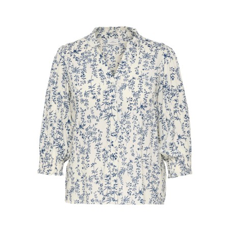 ONLY CARMAKOMA Raya 3/4 top - Jet Stream/ Amy Flower