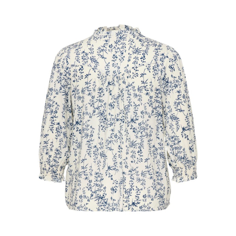 ONLY CARMAKOMA Raya 3/4 top - Jet Stream/ Amy Flower