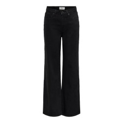 ONLY Juicy HW wide fit jeans - Black