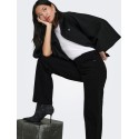 ONLY Juicy HW wide fit jeans - Black