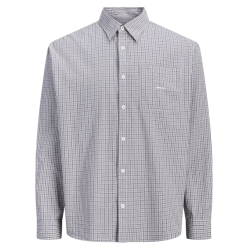 JACK & JONES Legacy loose fit ternet skjorte - Peat