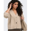 ONLY CARMAKOMA Zoey strik cardigan - Woodsmoke