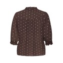 ONLY CARMAKOMA Raya 3/4 top - Deep Mahogany