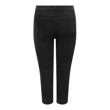 ONLY CARMAKOMA EMILY stretch HW ankel jeans - Washed Black