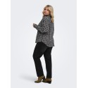 ONLY CARMAKOMA EMILY stretch HW ankel jeans - Washed Black