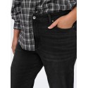 ONLY CARMAKOMA EMILY stretch HW ankel jeans - Washed Black