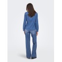 JDY Sandie denim skjorte - Medium Blue Denim