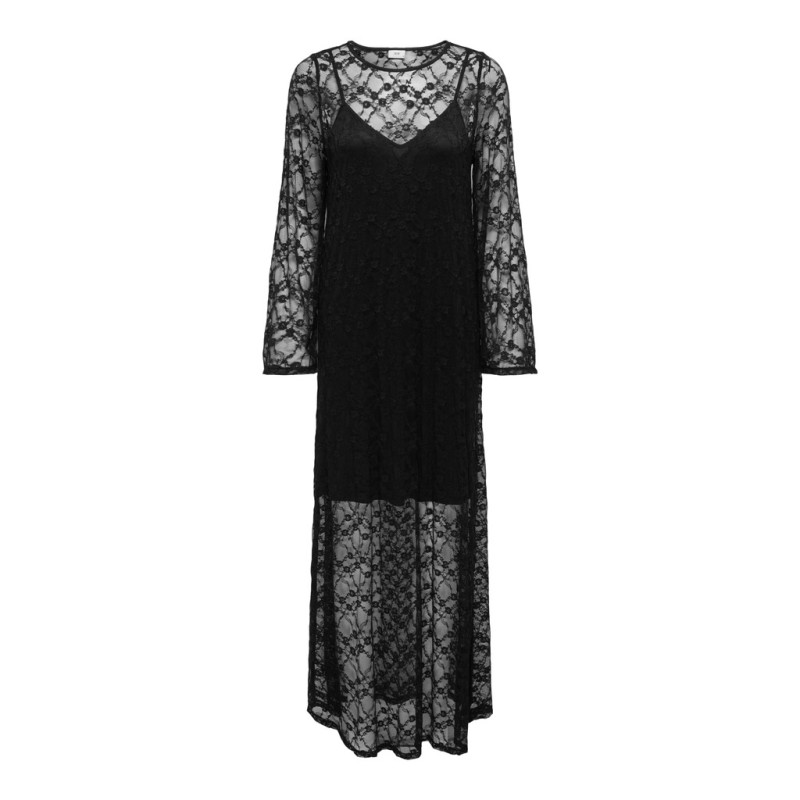 JDY Silvia lace maxi kjole -Black