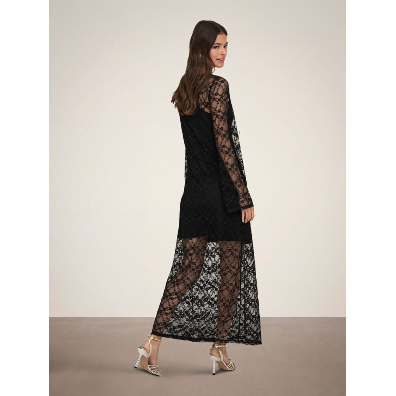 JDY Silvia lace maxi kjole -Black