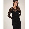 JDY Silvia lace maxi kjole -Black