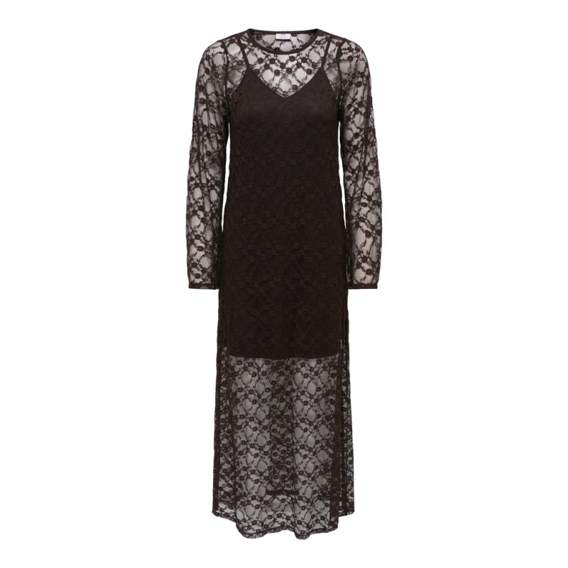 JDY Silvia lace maxi kjole - Mulch