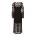 JDY Silvia lace maxi kjole - Mulch