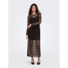 JDY Silvia lace maxi kjole - Mulch