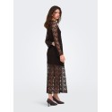 JDY Silvia lace maxi kjole - Mulch