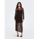 JDY Silvia lace maxi kjole - Mulch