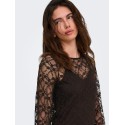 JDY Silvia lace maxi kjole - Mulch