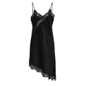 JDY Cally satin singlet kjole - Black